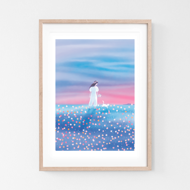 Taideprintti Kesäyö A3